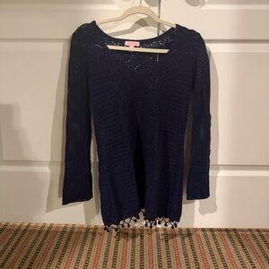 Lilly Pulitzer Navy Knit Top